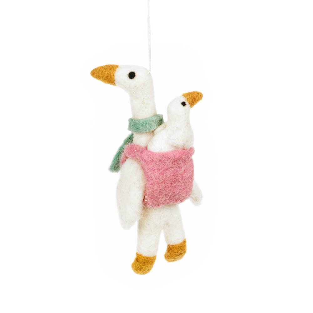 Mother Goose Felt Ornament