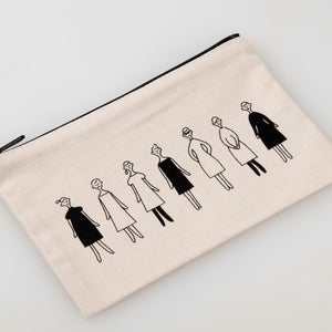 100 Ladies, Zippered Pouch