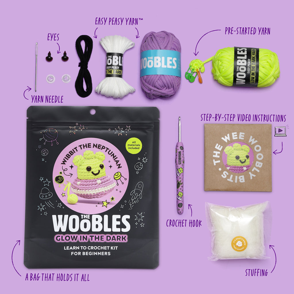 Wibbit the Neptunian, Crochet Kit