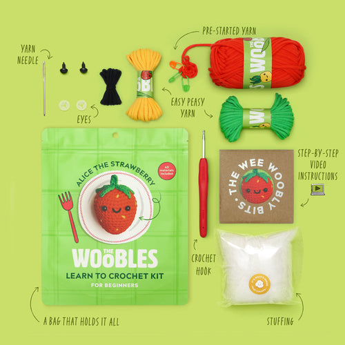 Alice the Strawberry, Crochet Kit