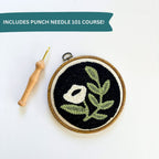 Modern Floral, Punch Needle Kit