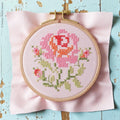 Little Rose, 4" Stamped Cross Stitch Kit