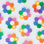 Hexie Quilt Iron-On Patch