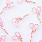 Stork Scissors Iron-On Patch