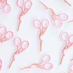Stork Scissors Iron-On Patch