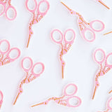 Stork Scissors Iron-On Patch