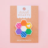 Hexie Quilt Iron-On Patch