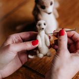Meerkat Family, Needle Felting Kit