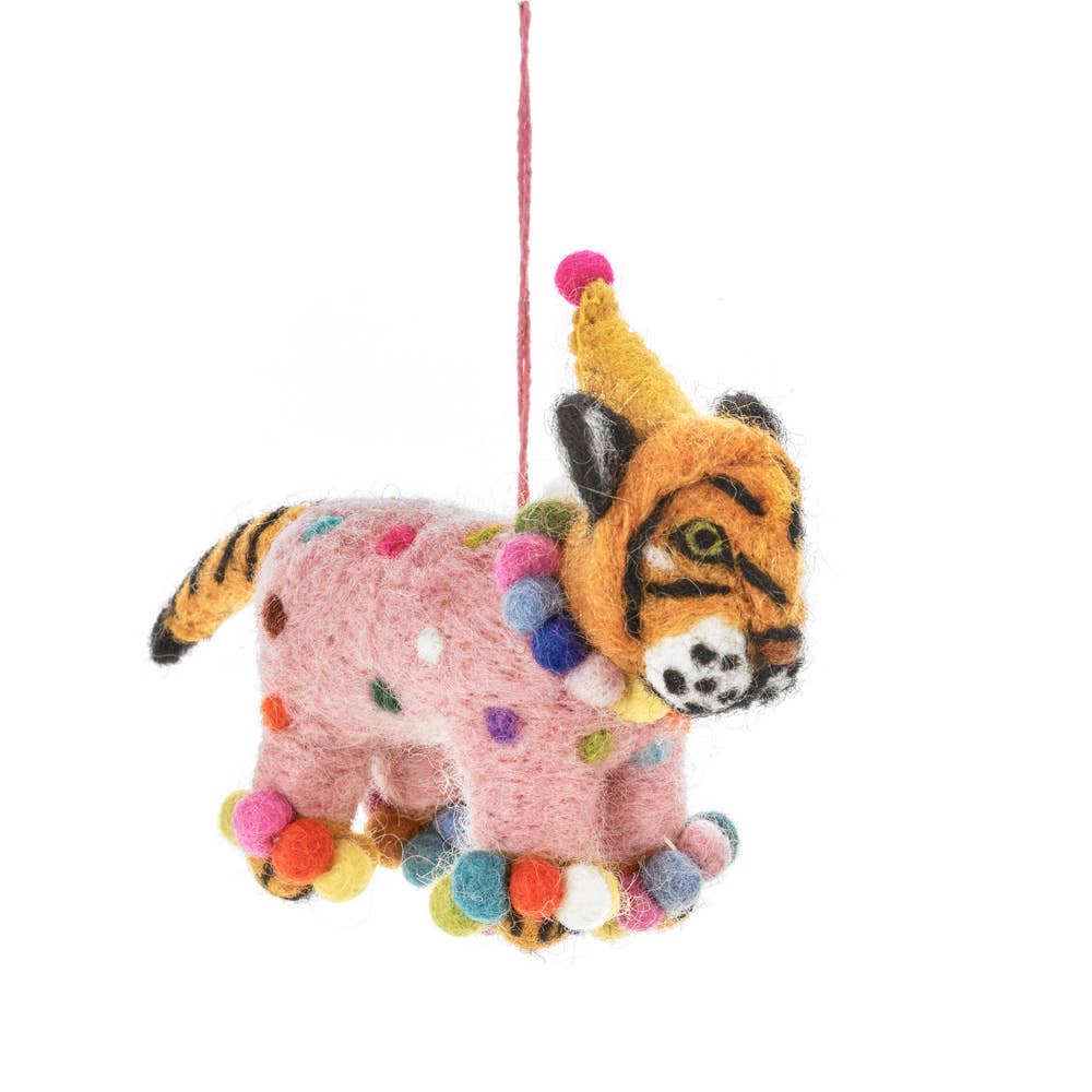 Fiesta Tiger Felt Ornament