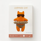 Leopard Cat Felt Doll Kit