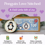Waddle I do Without You Mini Matchbox Cross Stitch Kit
