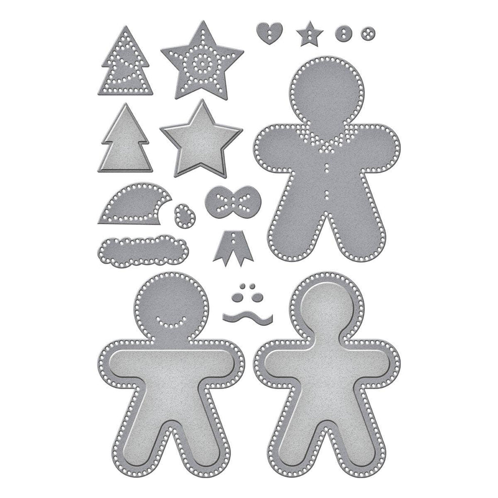 Gingerbread Boy & Girl by Nichol Spohr, Spellbinders Die