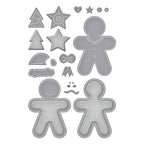 Gingerbread Boy & Girl by Nichol Spohr, Spellbinders Die