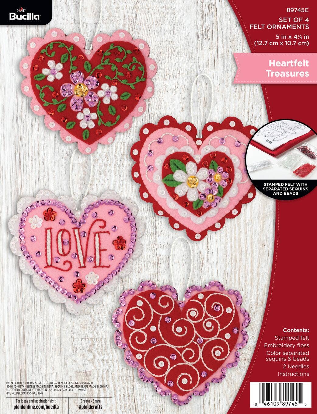Heartfelt Treasures, Bucilla Kit