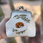 Fox Embroidered Coin Purse