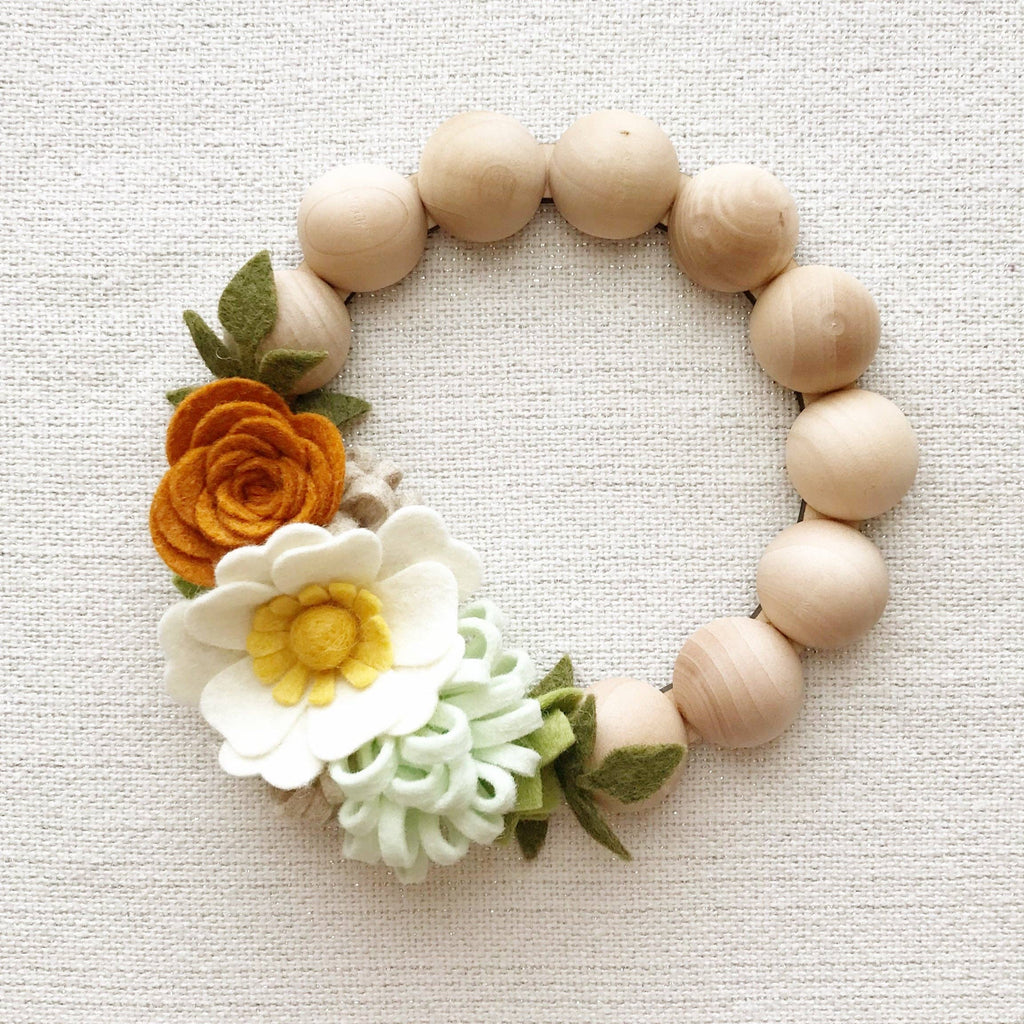 Mini Autumn Succulent Felt Flower Kit