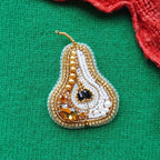Pear,  Bead Embroidery Kit