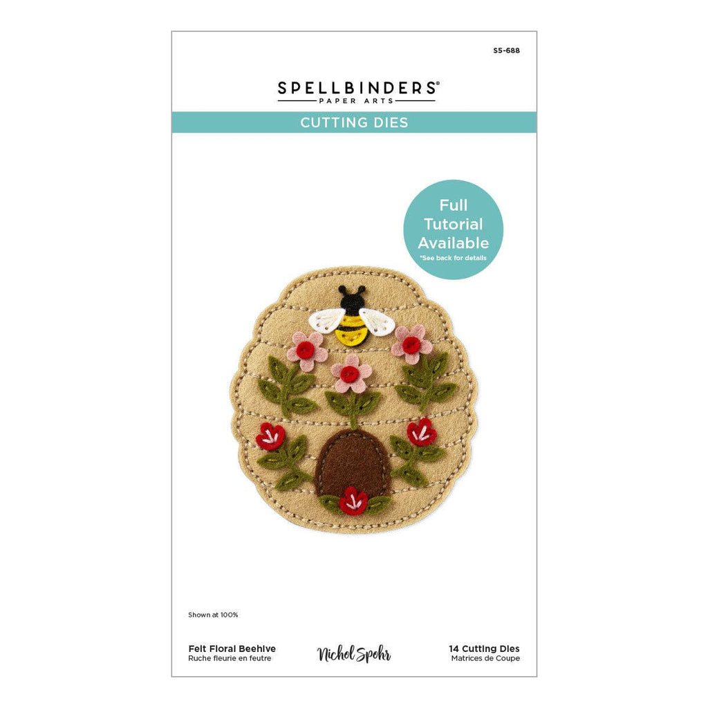Floral Beehive by Nichol Spohr, Spellbinders Die