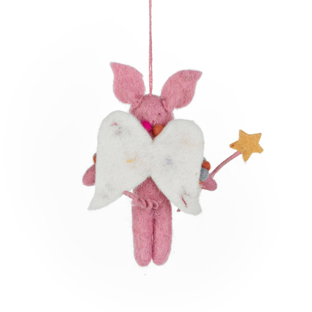 Penelope Porker Fairy Felt Ornament