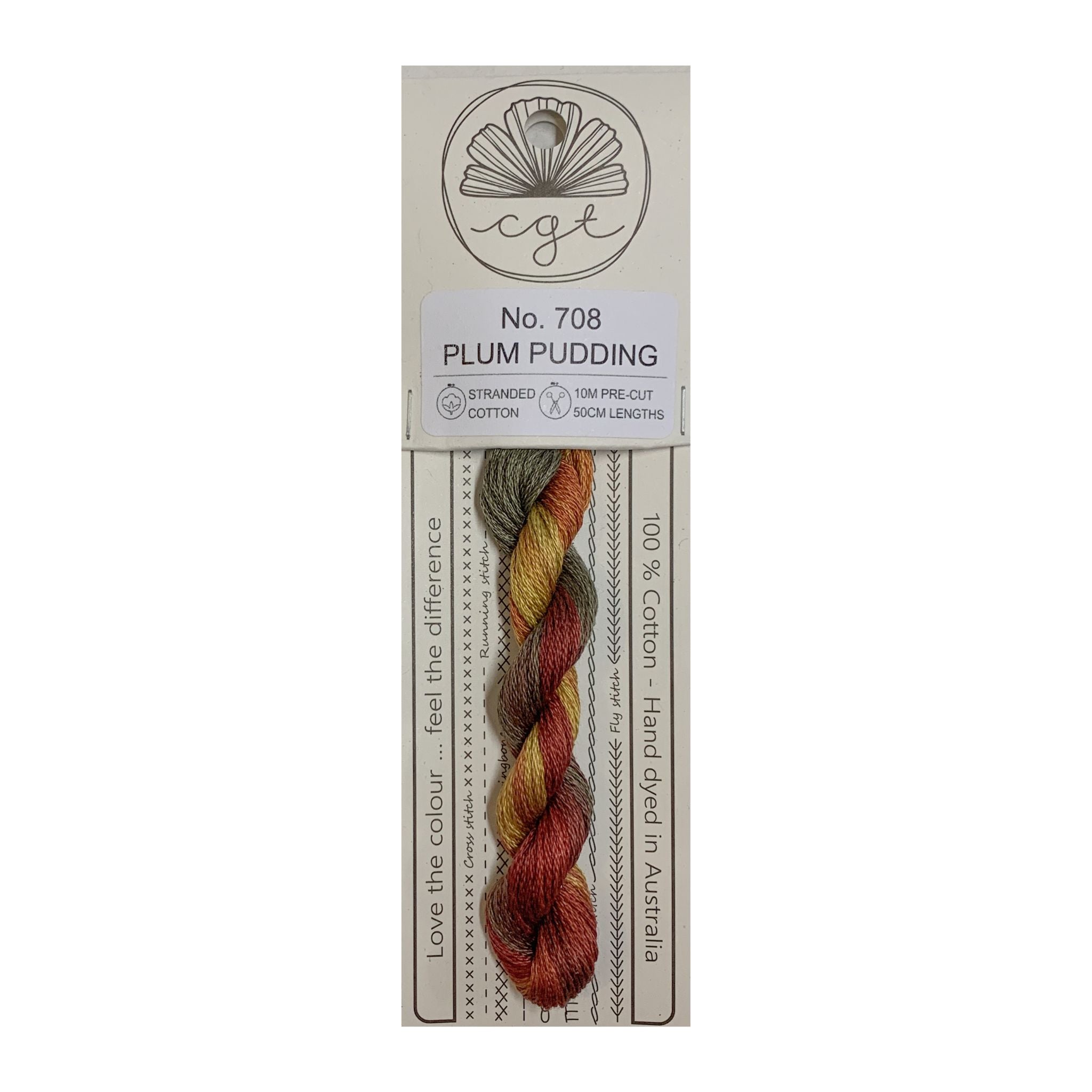 Variegated Floss, Plum Pudding 708