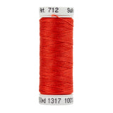 Carmine Wool Blend Felt