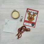 Rudolph Mini Matchbox Christmas Cross Stitch Kit