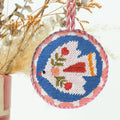 Noon Folk Bird Needlepoint Ornament Kit
