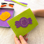 Stitch Your Own Halloween Trick or Treat Felt Bag