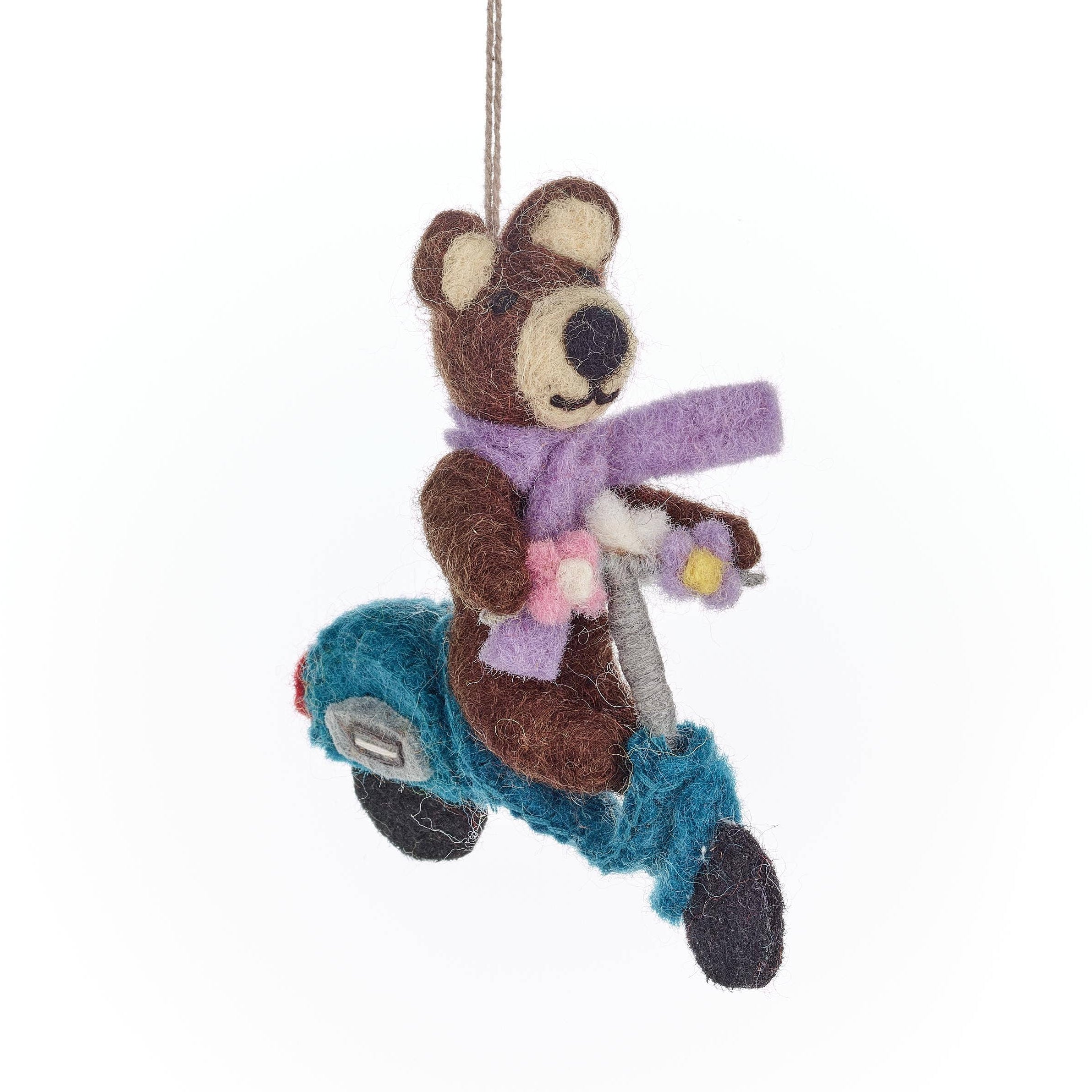 Buttercup the Bear Felt Ornament