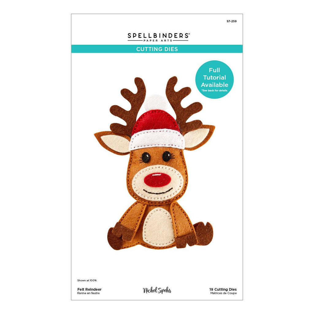 Reindeer by Nichol Spohr, Spellbinders Die