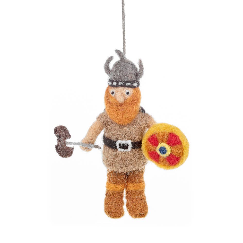 Sven the Viking Felt Ornament