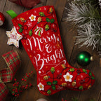 Merry and Bright Felt Stocking, Bucilla Kit