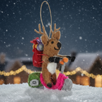 Comet the Reindeer Felt Ornament