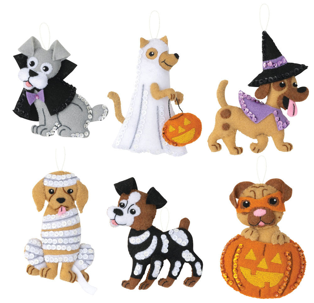 Trick or Treat Puppies, Bucilla Kit