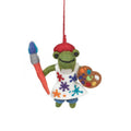 André the Artist Frog Felt Ornament