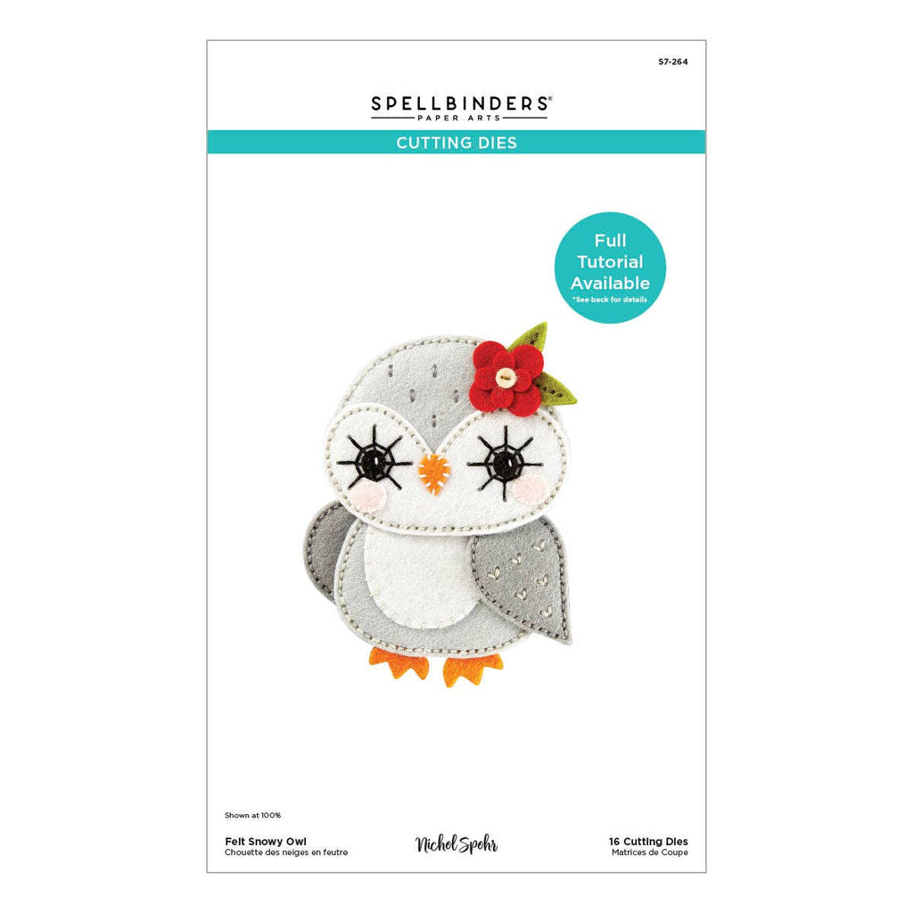 Snowy Owl by Nichol Spohr, Spellbinders Die