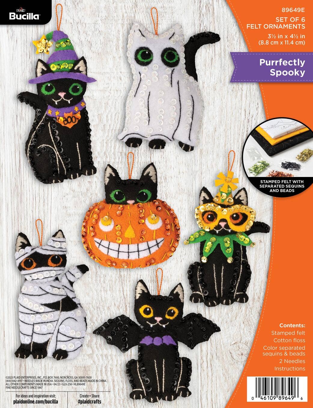 Purrfectly Spooky, Bucilla Kit