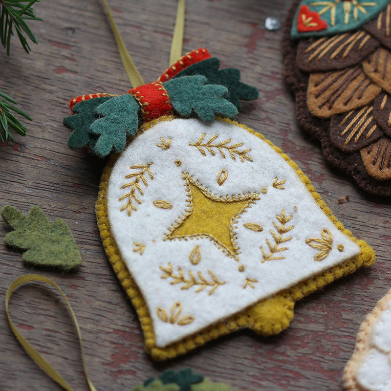 Bell, Felt Ornament Kit