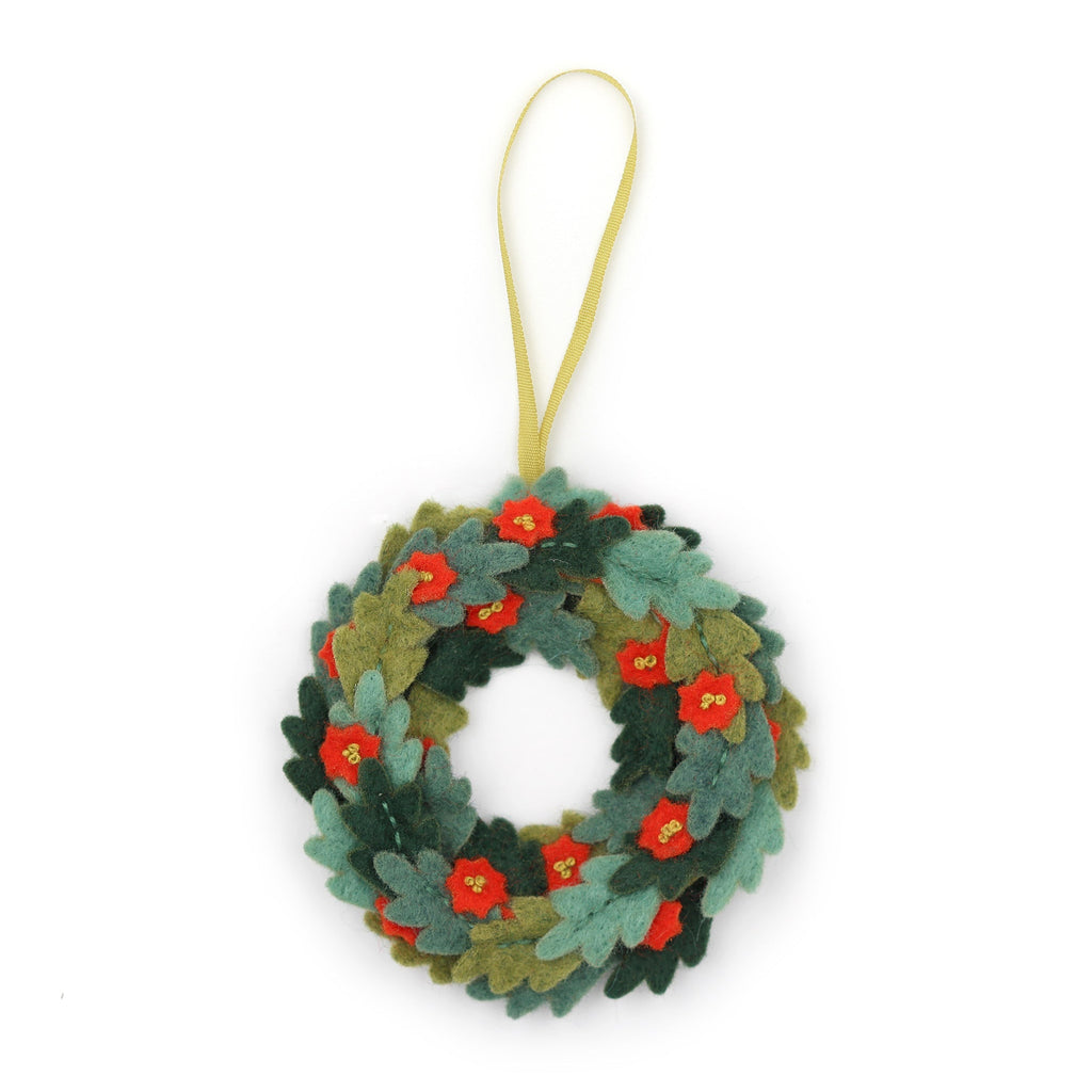 Wreath, Felt Ornament Kit