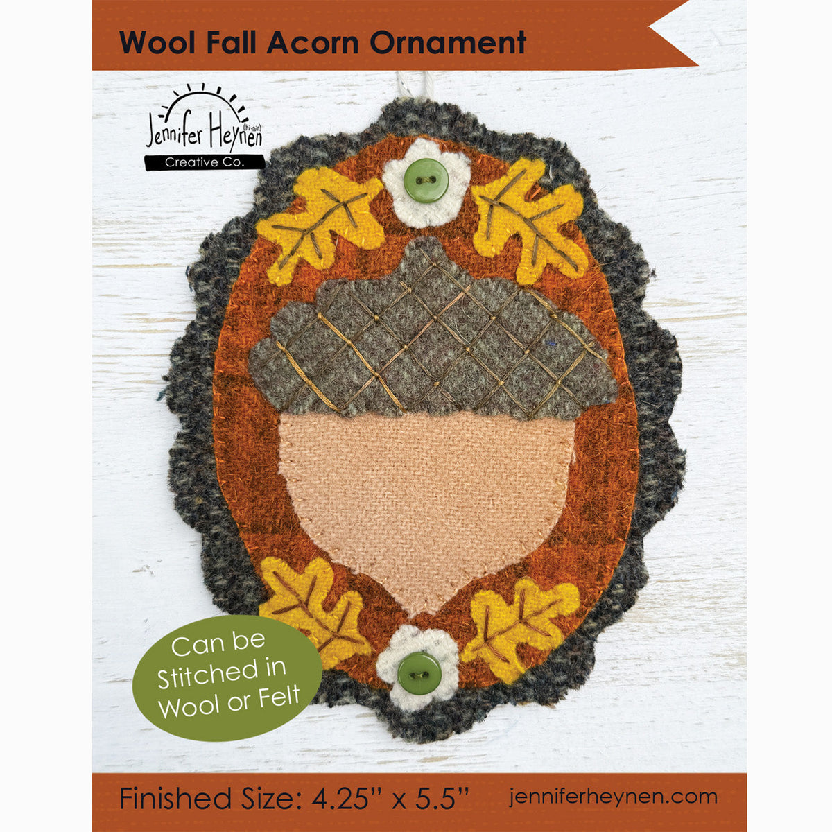 Wool Fall Acorn Pattern