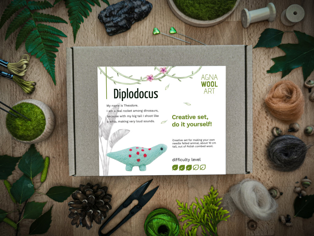 Diplodocus, Needle Felting Kit