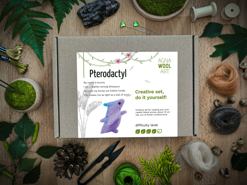 Pterodactyl, Needle Felting Kit