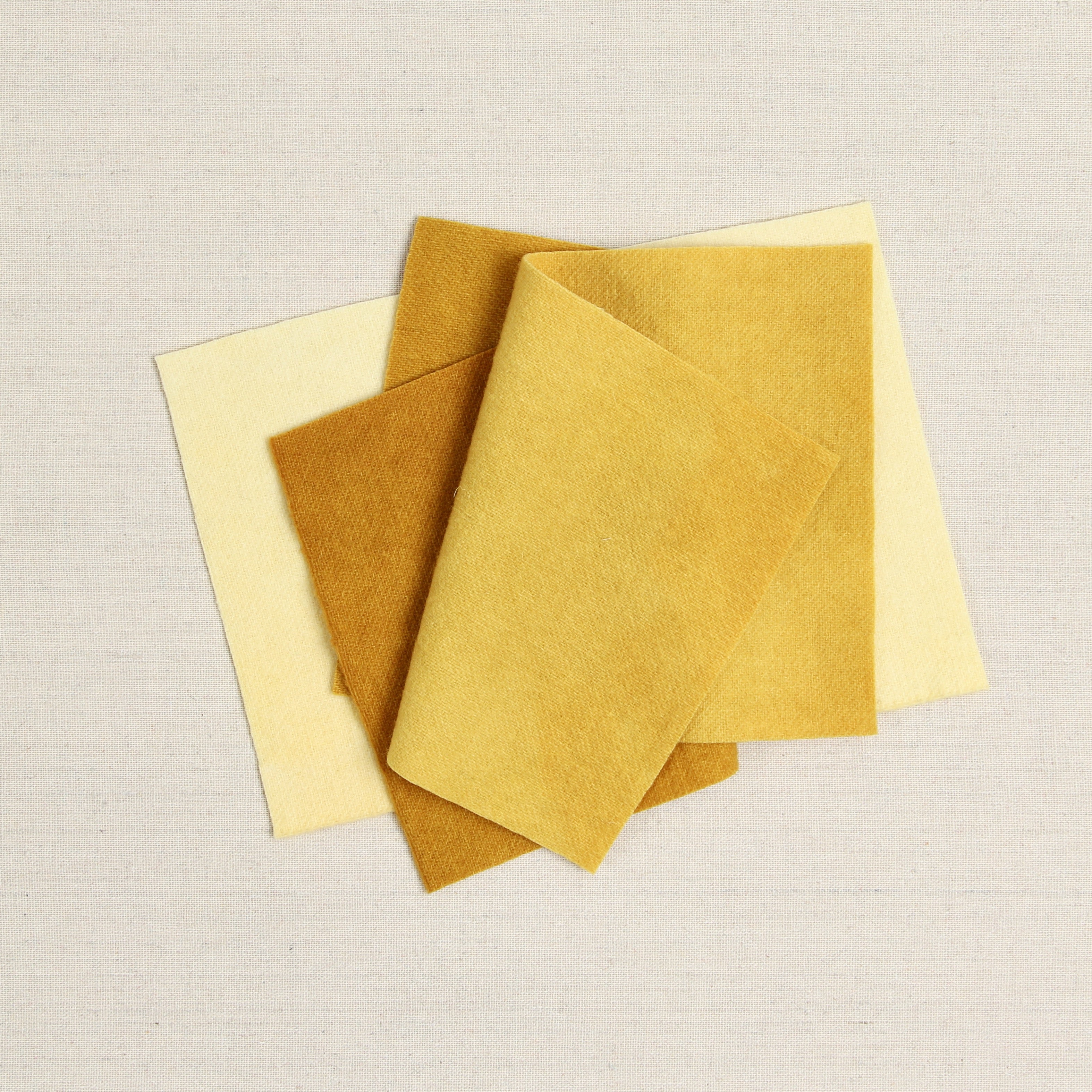 Felted Wool Amber Waves, Solids