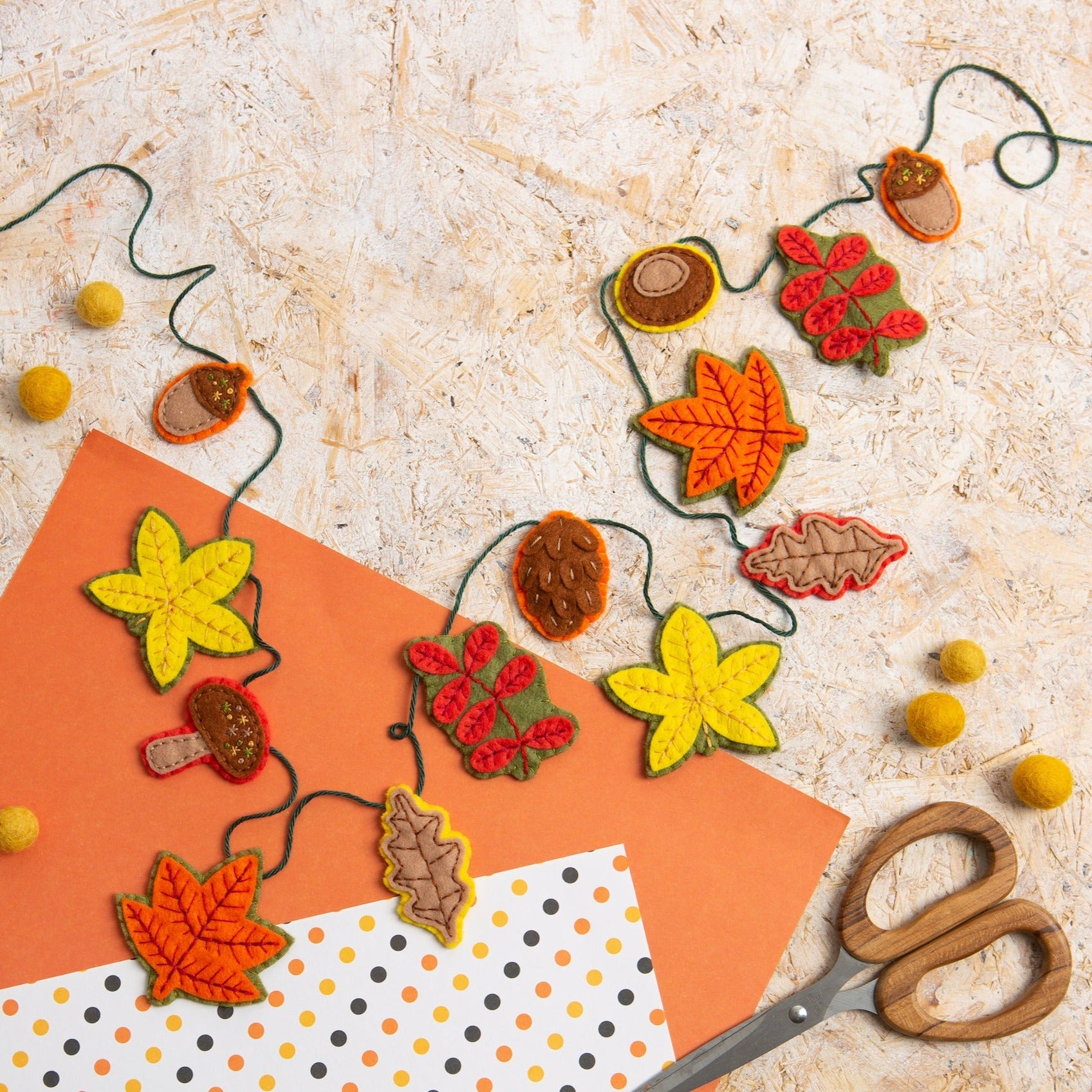 Autumn Garland Craft Kit
