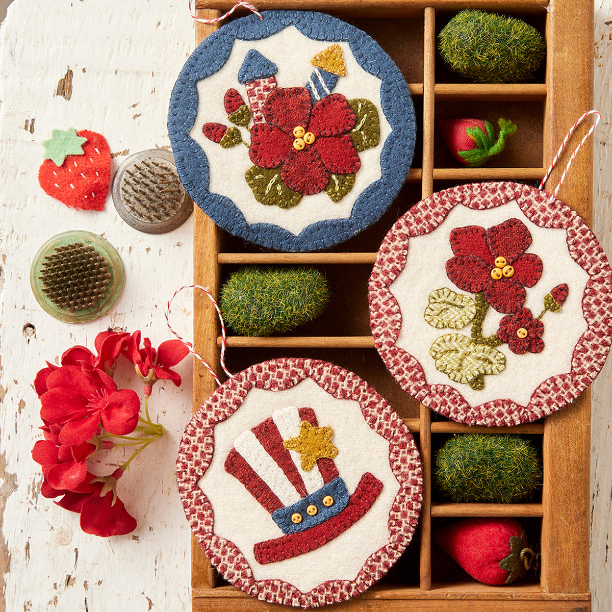 Patriotic Ornaments Pattern