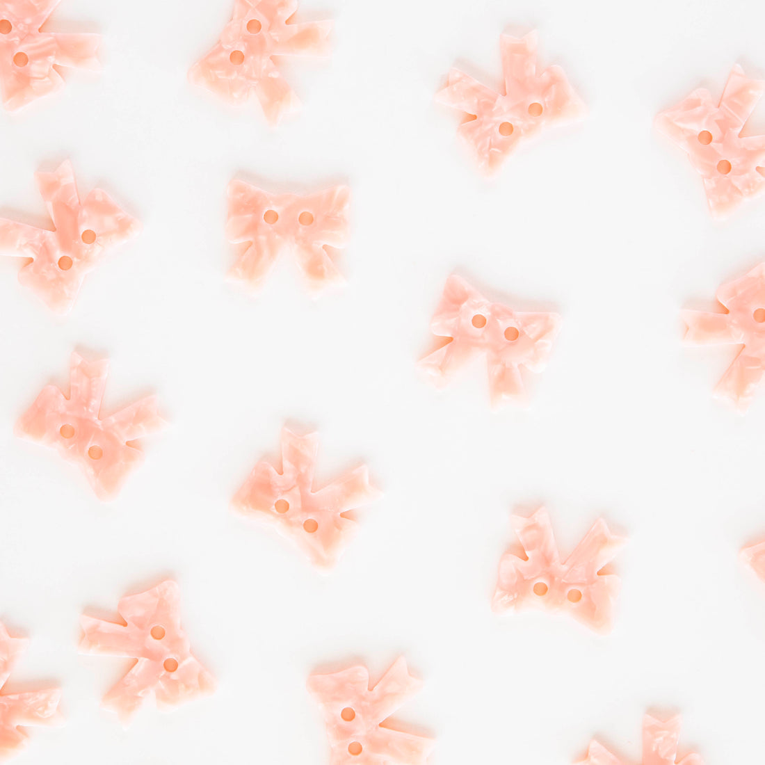 Pink Bow Buttons