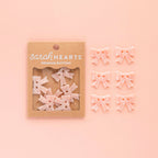 Pink Bow Buttons