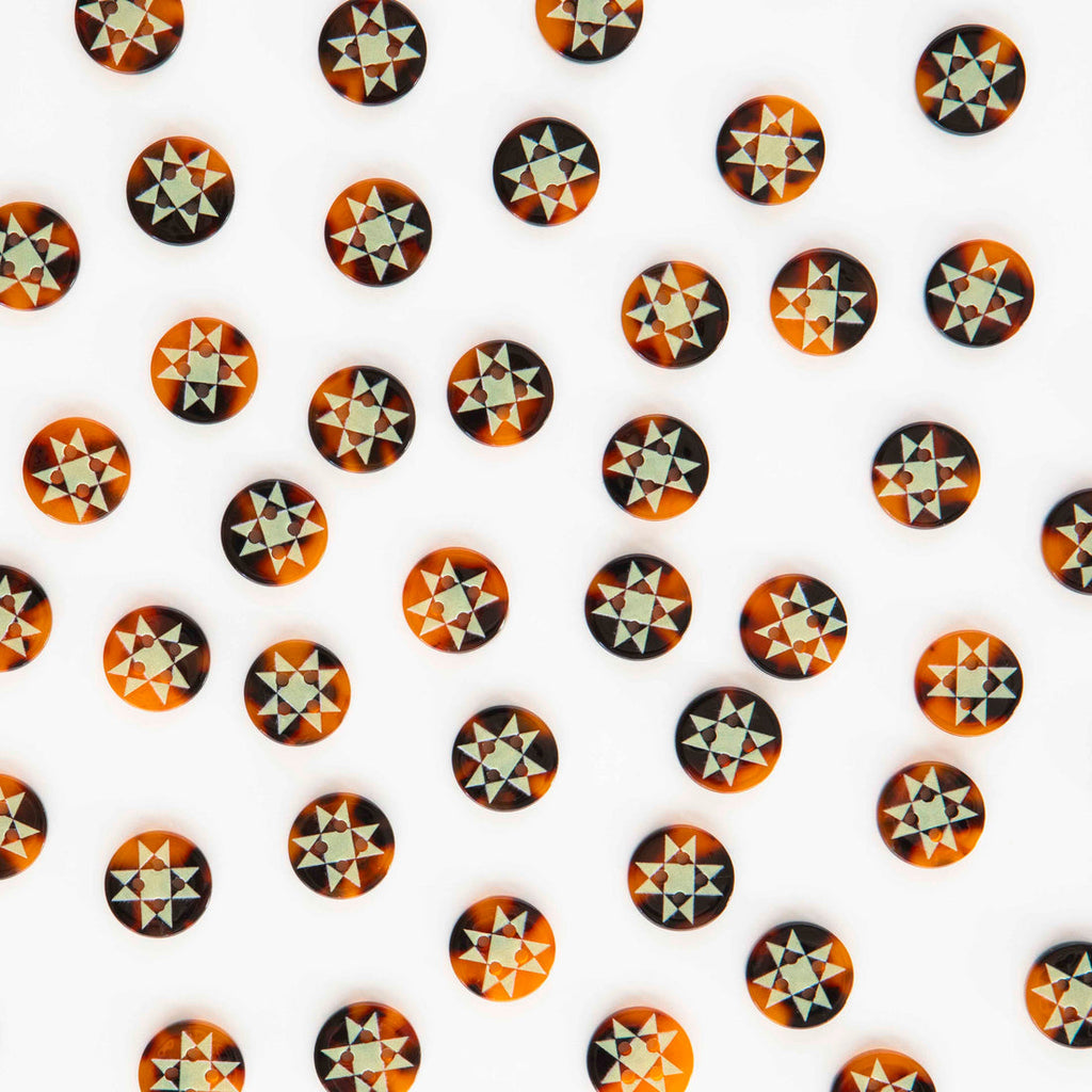 Quilt Star Buttons