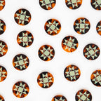 Quilt Star Buttons