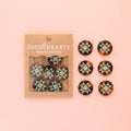 Quilt Star Buttons
